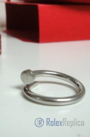 Cartier replica gioiello anello juste un clou white gold