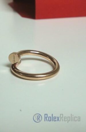 Cartier replica gioiello anello juste un clou rose gold