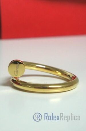Cartier replica gioiello anello juste un clou yellow gold
