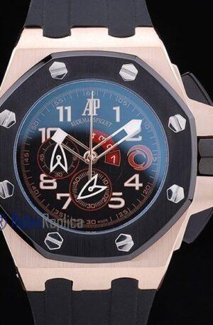 audemars piguet replica chrono offshore alinghi team strip rubber imitazione copia