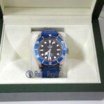tudor replica black bay blue cinturino pelle orologio replica