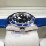 tudor replica black bay blue cinturino pelle orologio replica - immagine 6