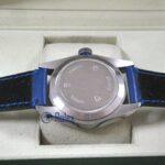 tudor replica black bay blue cinturino pelle orologio replica - immagine 8