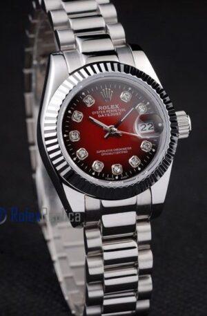 rolex replica datejust red brillantini orologio imitazione