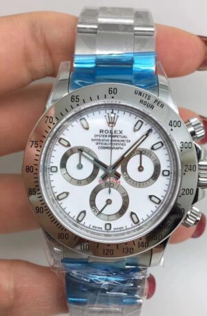 rolex replica daytona crono classic white dial orologio replica copia imitazione