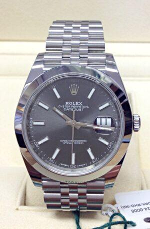 Rolex replica Datejust 41 126300 Rhodium Dial clone movement