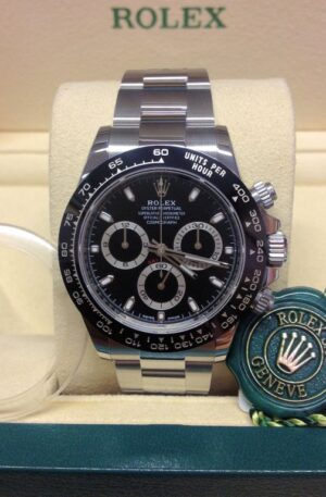 ROLEX REPLICA DAYTONA 116500 BLACK DIAL CLONE MOVEMENT 4130