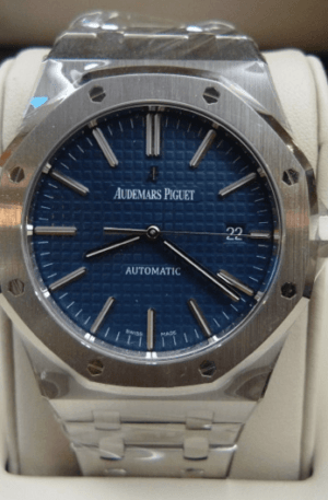 audemars piguet replica royal oak 15202ST jumbo 41mm blue dial