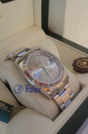 rolex replica datejust argento roman oyster orologio imitazione