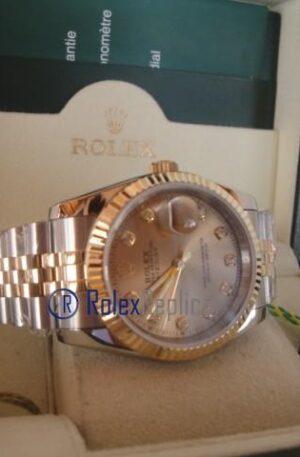 rolex replica datejust acciaio oro argento brillantini orologio imitazione