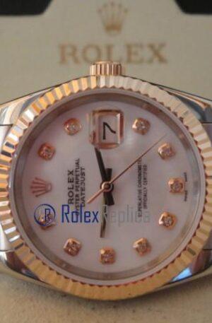 rolex replica datejust acciaio oro madreperla brillantini orologio imitazione