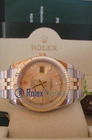 rolex replica datejust acciaio oro gold dial orologio imitazione
