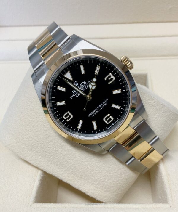 Rolex replica Explorer I 36mm 124273 acciaio oro - immagine 3